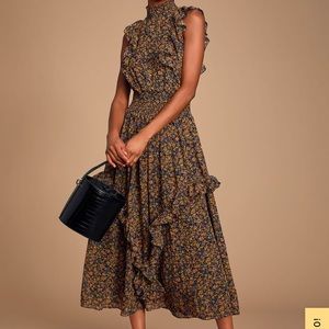 Lulus Evalina Midi Dress